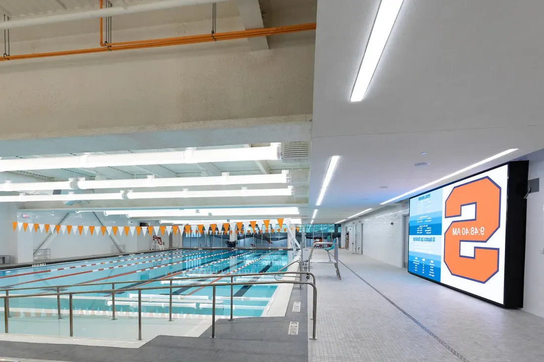 The pool at Barnes Center at The Arch.